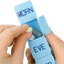 Compass Health Brands Apex Medi Tray Pill Organizer, Days of the Week / Morn, Noon, Eve, Bed (48/CS) 