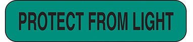 Pre-Printed Label Indeed Auxiliary Label Green Paper Protect From Light Black Alert Label 3/8 X 1-5/8 Inch (Pack of 1000) 