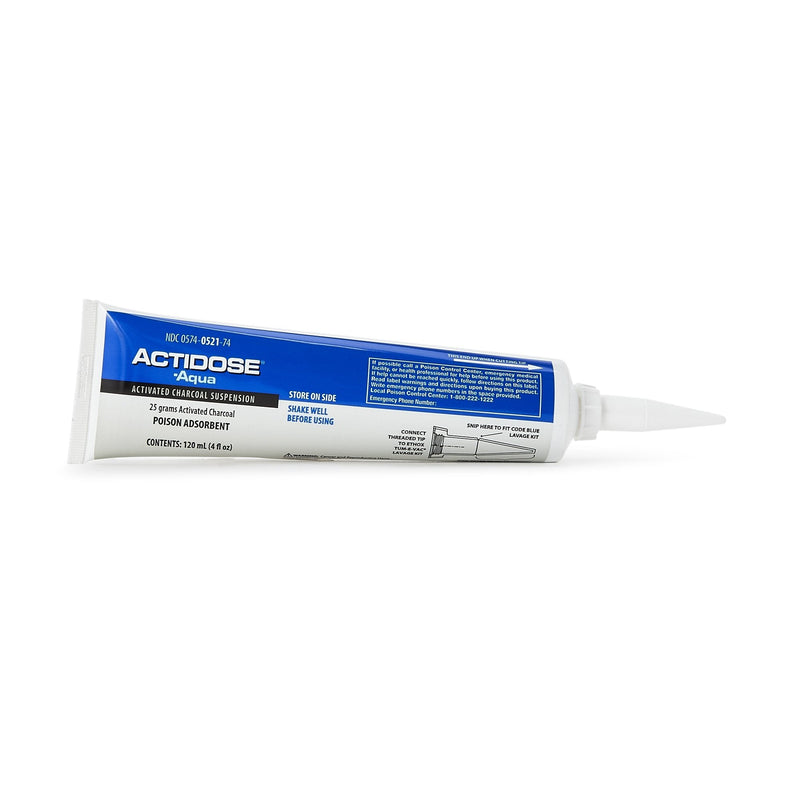 Padagis US LLC Actidose-Aqua Activated Charcoal Poison Adsorbent, 25-gram Strength, 4 ounces 