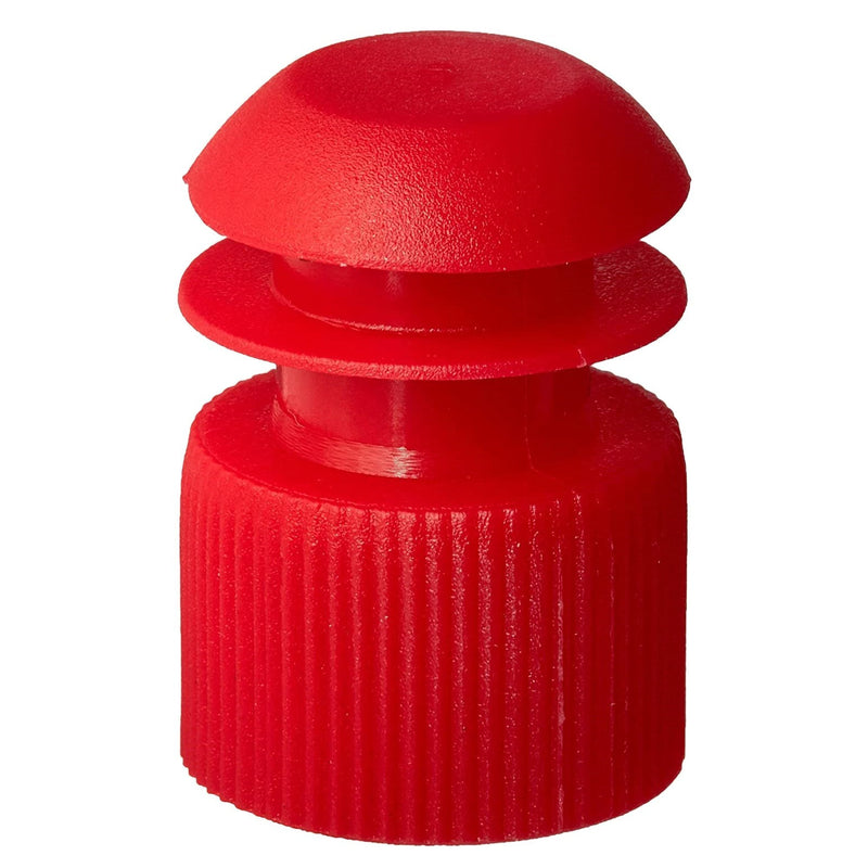 McKesson Brand McKesson Flanged Plug Cap, Red, Polyethylene, for Use with 13 mm Tubes (20000/CS)