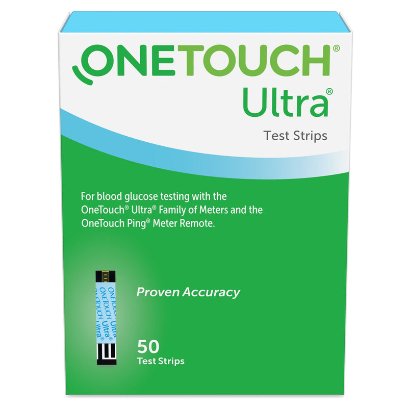 OneTouch Ultra Blue Blood Glucose Test Strip (50/BX)