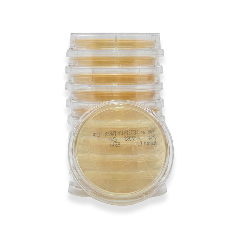 Acute Care Pharmaceuticals Prepared Media Lok-Tight Tryptic Soy Agar (TSA) with Lecithin and Tween 80 Beige Contact Plate (10/PK) 