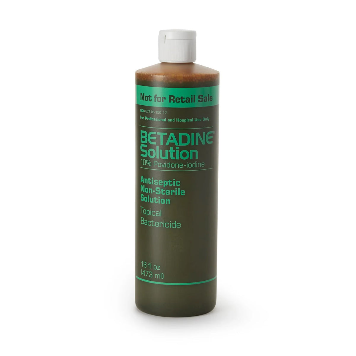 Betadine 10% Povidone-Iodine First Aid Antiseptic Solution, 16-ounce Bottle (Case of 12)
