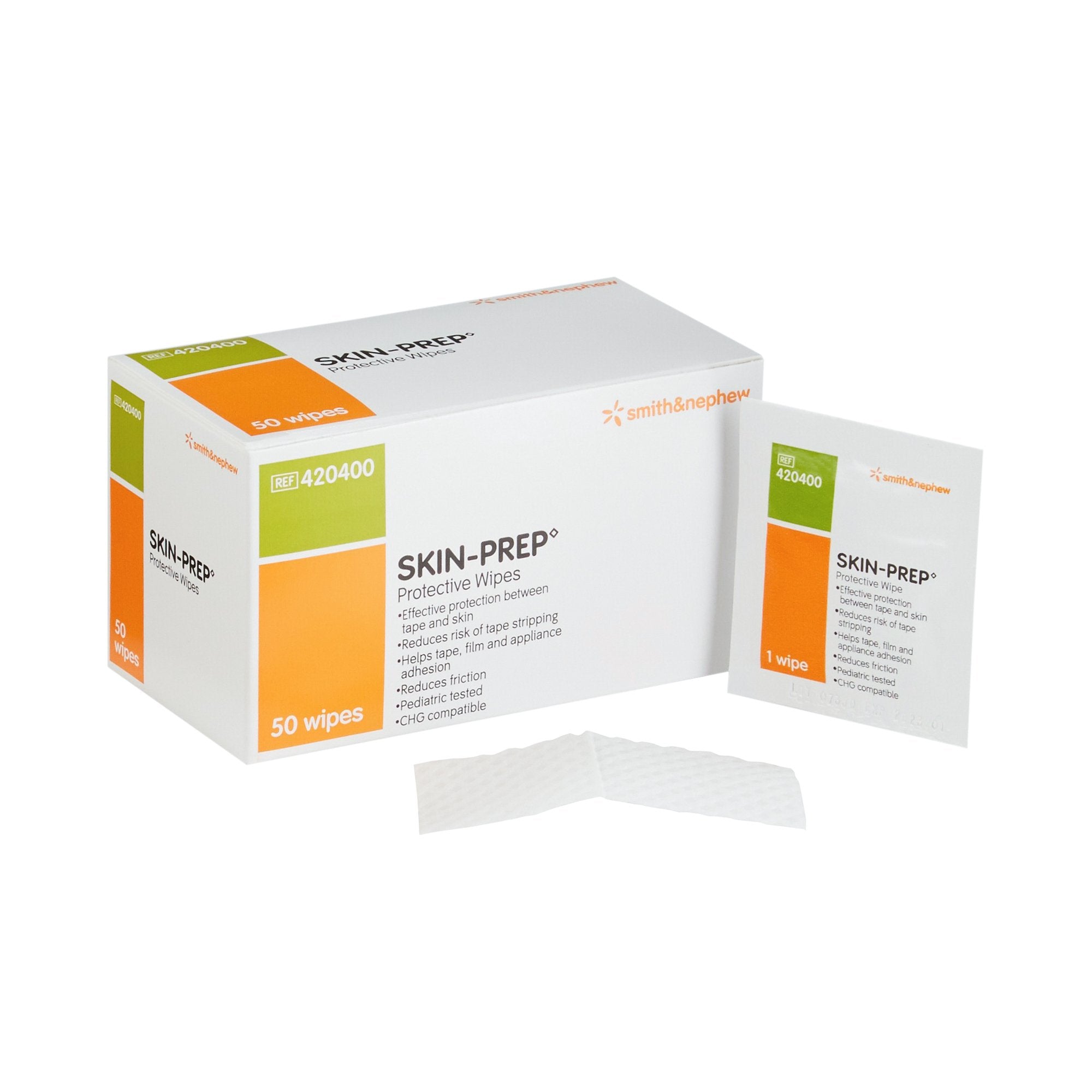 Smith & Nephew Smith and Nephew Skin-Prep Skin Barrier Wipe, Individual Packet, nonsterile (1000/CS) 