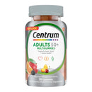 Centrum Adults 50+ MultiGummies, Assorted Natural Fruit Flavors (Bottle of 90)