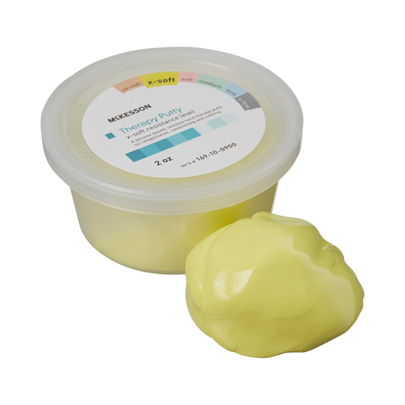 McKesson Therapy Putty, Yellow, Extra-Soft, 2-ounce Container (Each)