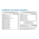 McKesson Confiderm 6.8C Nitrile Exam Glove, Large, Blue (Case of 1000)