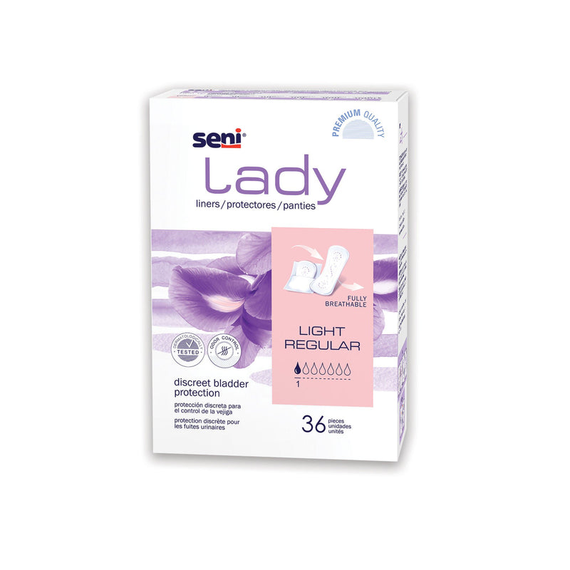 Seni Lady Light Liners, Regular (Case of 216)