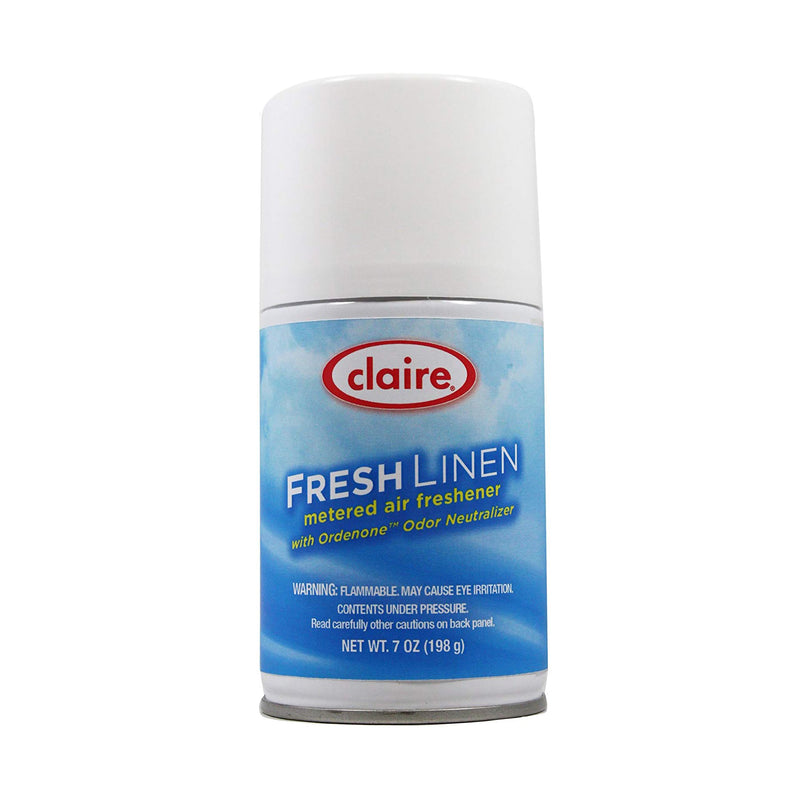Claire Air Freshener Refill, Fresh Linen Scent, 7 oz. (Case of 12)
