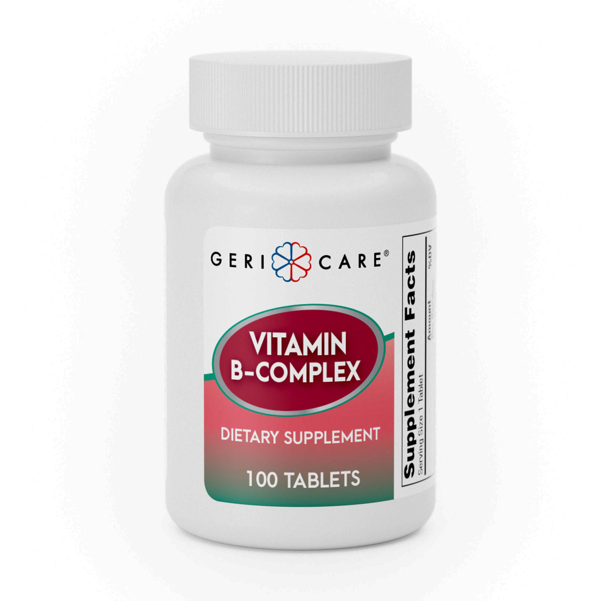 Vitamin Supplement Geri-Care Vitamin B Tablet 100 per Bottle (Case of 12)