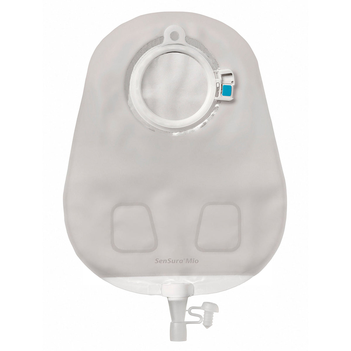 SenSura Mio Click Two-Piece Opaque Urostomy Pouch, Blue Match (Box of 10)