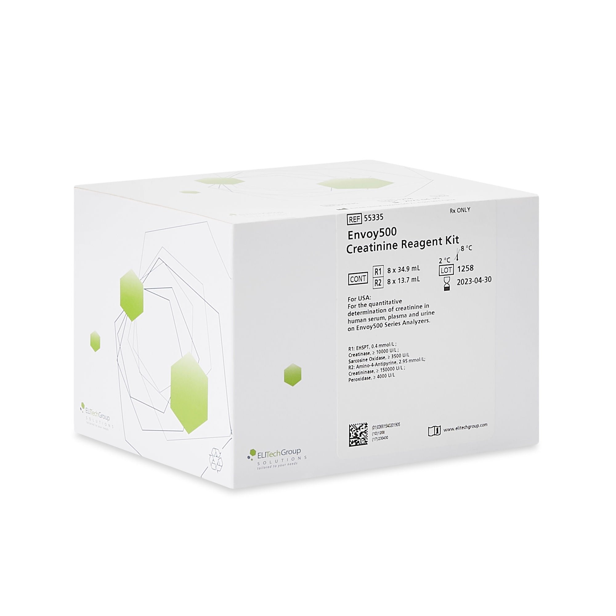 General Chemistry Reagent Envoy 500 Creatinine For Envoy 500 Chemistry Systems 784 Tests 