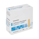 McKesson Adhesive Strip/Plastic Patch, 3/4 x 3 Inch (Case of 24)