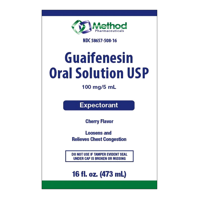 Method Pharmaceuticals Guaifenesin Liquid, 16-ounce bottle (Each)