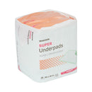 McKesson Super Moderate Absorbency Underpad, 30 x 30 Inch (Case of 150)