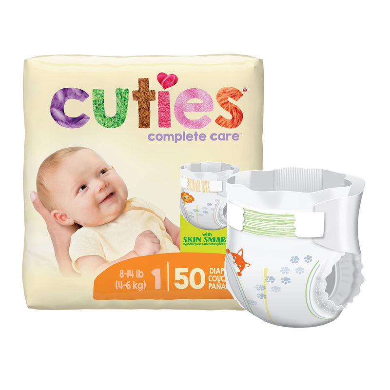 Cuties Premium Diaper, Size 1 (Case of 200)