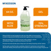 Hand Sanitizer with Aloe McKesson Premium 64 oz. Ethyl Alcohol Gel Pump Bottle (Case of 4)