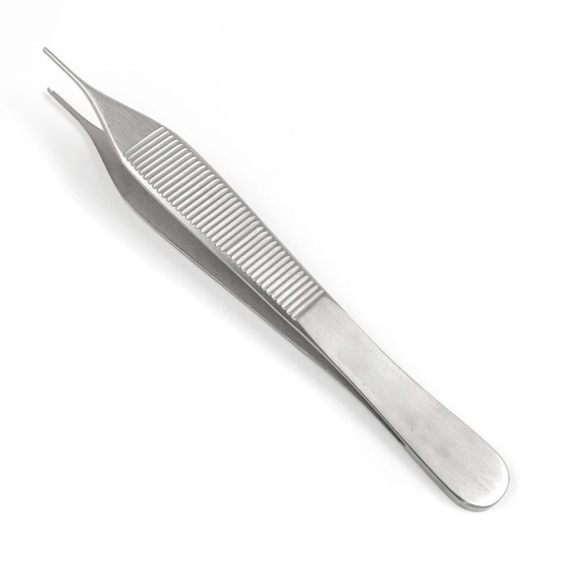 Sklar Adson Tissue Forceps - 4-3/4", Straight, 1x2 Teeth, Delicate - 47-2047