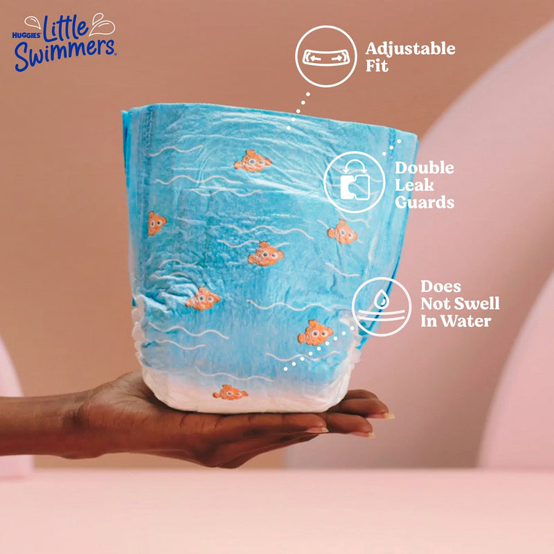 Kimberly Clark Huggies Little Swimmers Swim Diaper, Medium (88/CS) 
