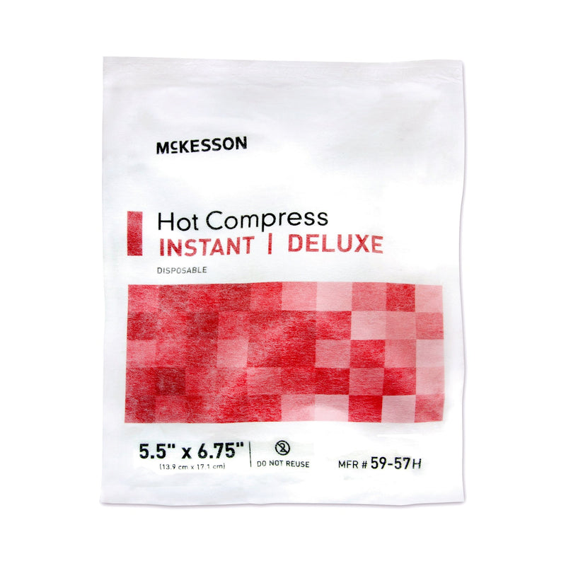 McKesson Deluxe Instant Hot Pack, 5.5 x 6.75 Inch (Case of 24)