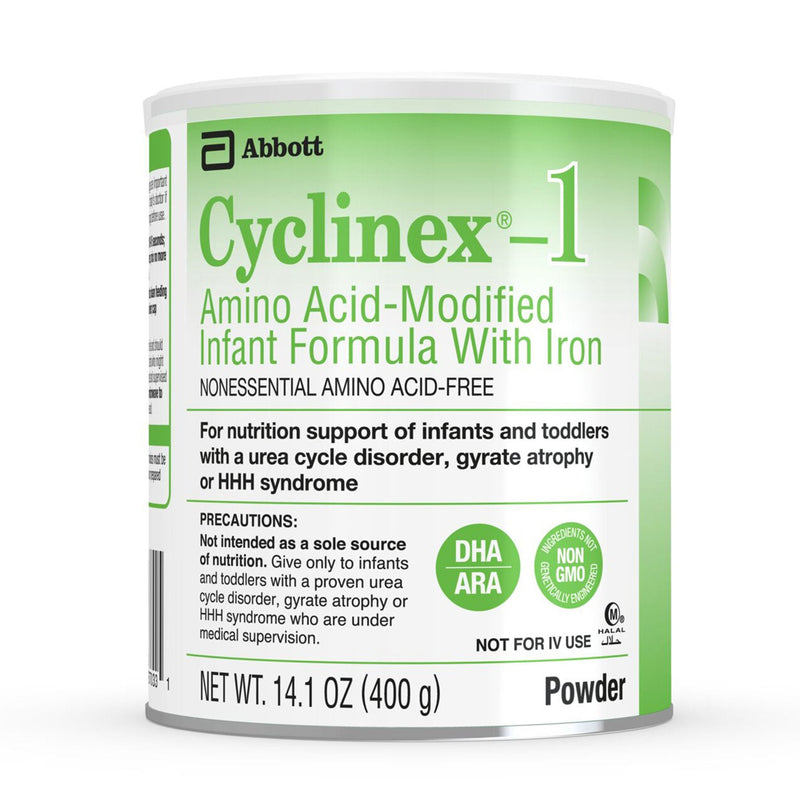 Abbott Nutrition Cyclinex-1 Amino Acid-Modified Infant Formula With Iron, 14.1-ounce can (6/CS) 