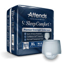Attends Healthcare Products Attends Sleep Comfort Premium Overnight Underwear, Extra Large, 58 – 68 Inches (56/CS) 
