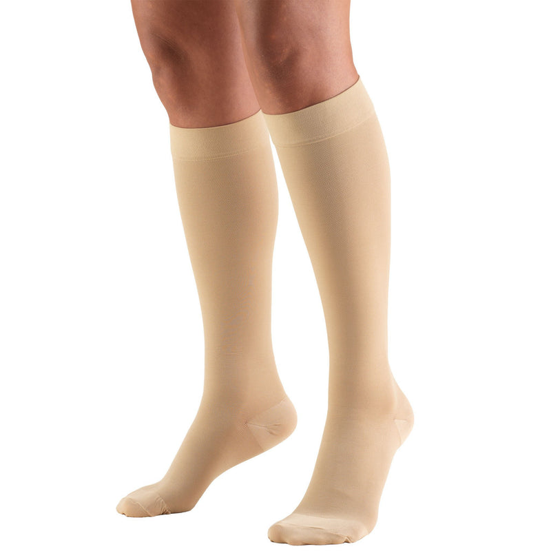Compression Stocking Truform Knee High 2X-Large Beige Closed Toe (Each)