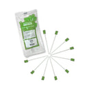 Toothette Plus Oral Swabsticks Foam Tip, Green, 6 Inch (Case of 800)