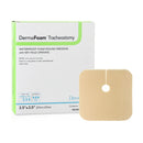Sion Brands LLC DermaFoam Tracheostomy Nonadhesive without Border Foam Dressing, 3.5 x 3.5 Inch (10/BX) 