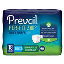 Prevail Per-Fit 360° Daily Briefs, Maximum Plus, Large (Case of 72)