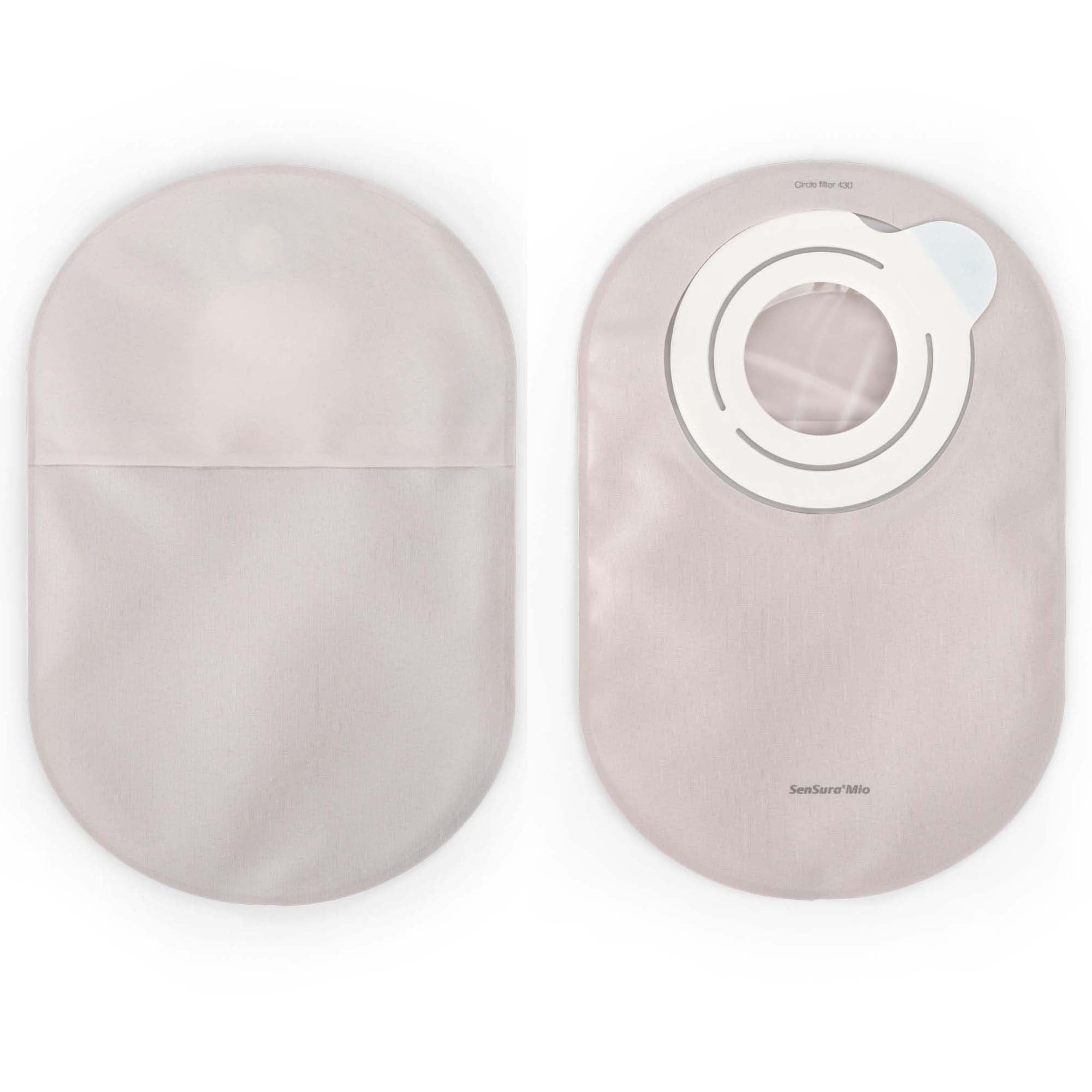 Coloplast SenSura Mio Flex 2-Piece Closed End Opaque Ostomy Pouch, Green Match (30/BX) 