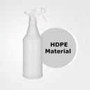 Spray Bottle with Trigger Spray Mechanism, 1 Pint Capacity, Made of HDPE (Each) 