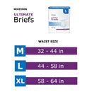 McKesson Ultimate Heavy Absorbency Incontinence Brief, Large (Case of 72)