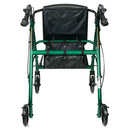 McKesson Brand McKesson Folding Aluminum Four-Wheel Rollator, Green 