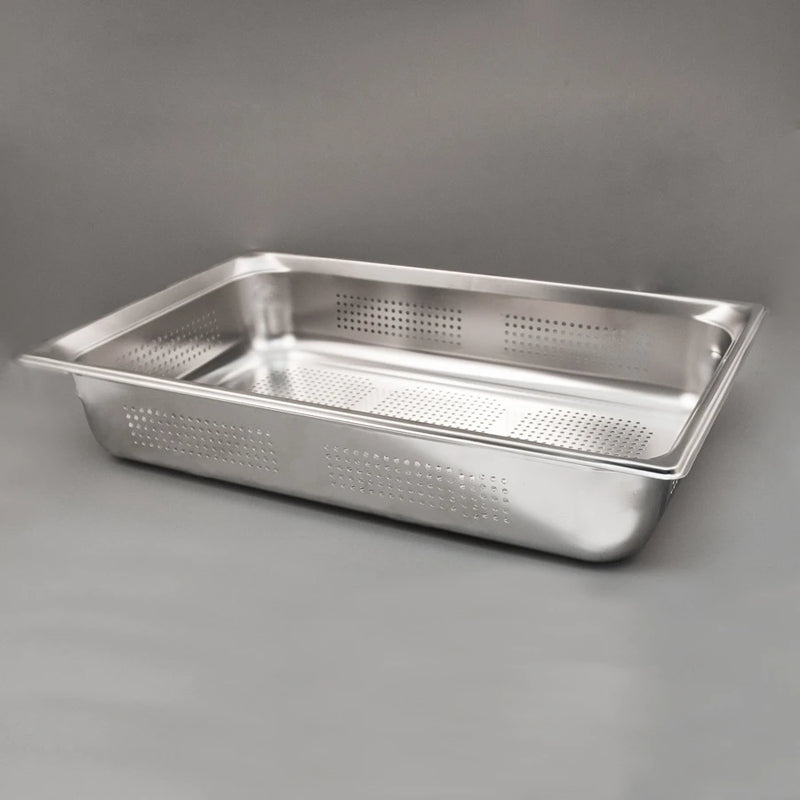 Instrument Tray - Perforated Bottom, 20-3/4" x 12-3/4" x 4", PK 12 - 10-1949-12