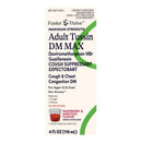 Foster & Thrive Adult Tussin DM Max Liquid, Raspberry & Menthol (Each)
