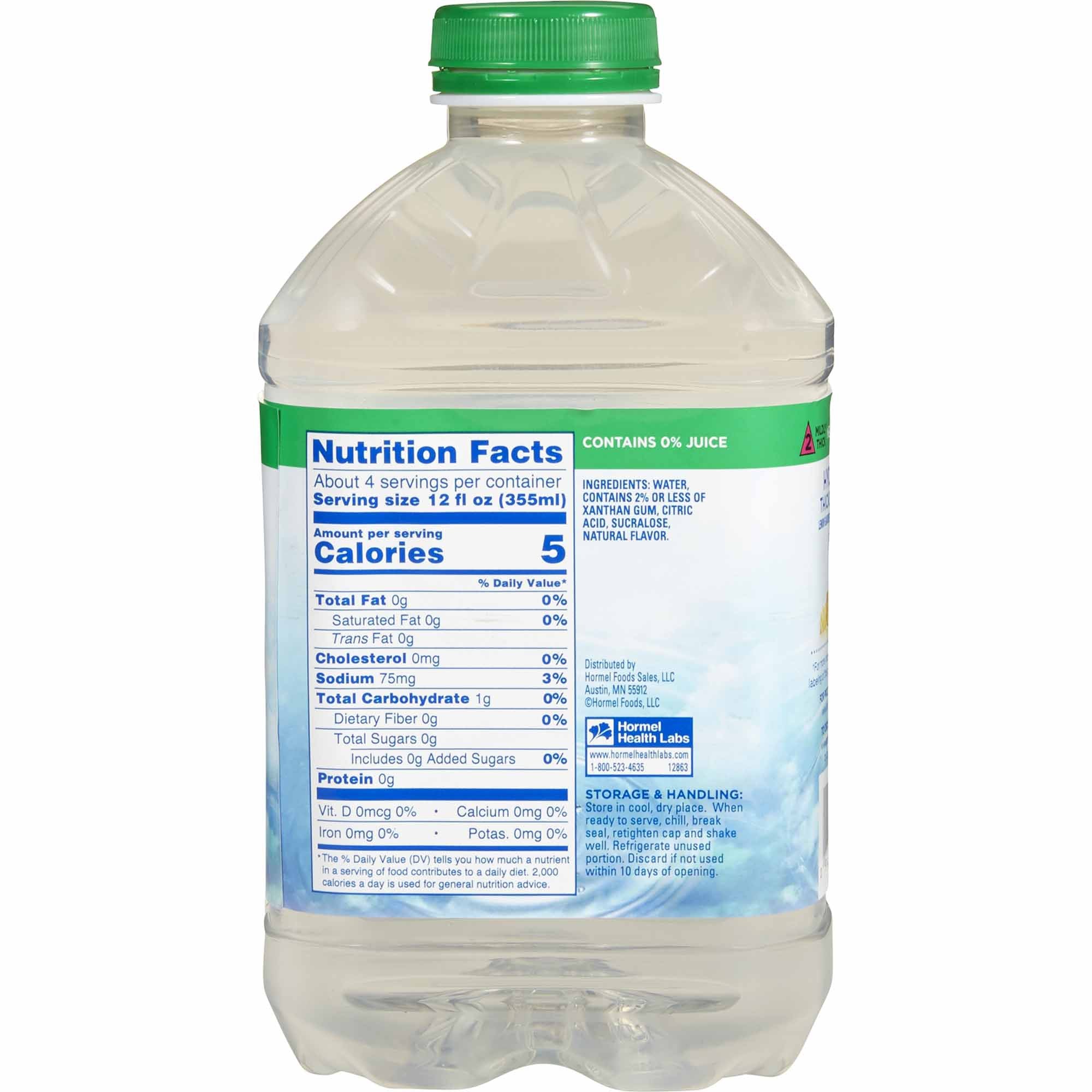 Lyons Magnus LLC Thick & Easy Hydrolyte Nectar Consistency Lemon Thickened Water (6/CS) 