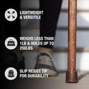 Brazos Twisted Pine Handcrafted Walking Stick, 55-Inch (Each)