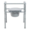 McKesson Folding Fixed Arm Steel Commode Chair (Each)