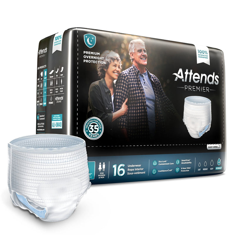 Attends Healthcare Products Attends Premier Underwear, Large (64/CS) 