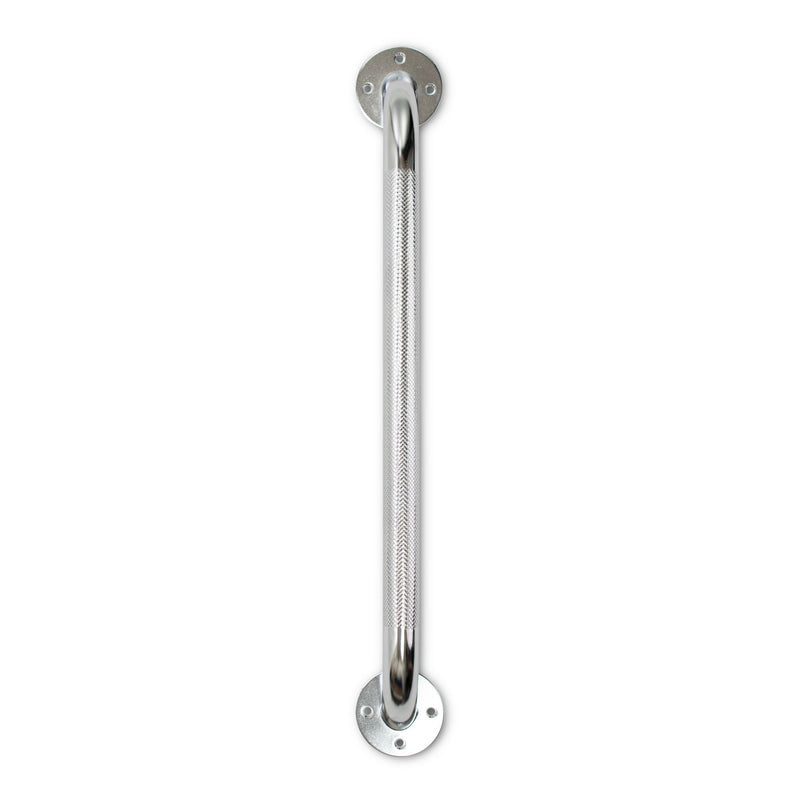 McKesson Wall Grab Bar, Chrome Finish, Knurled Steel (Case of 3)