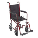 drive Transport Chair, Red, 17-Inch Seat Width (Each)