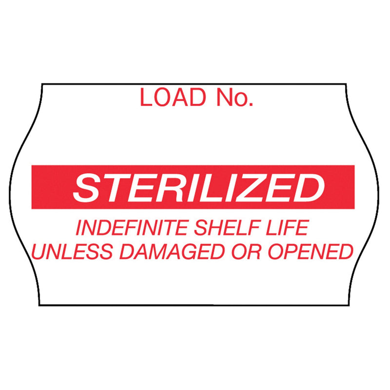 Solventum Corporation 3M Comply Sterilization Load Label, 5/8 x 1-1/8 Inch (12/CS) 