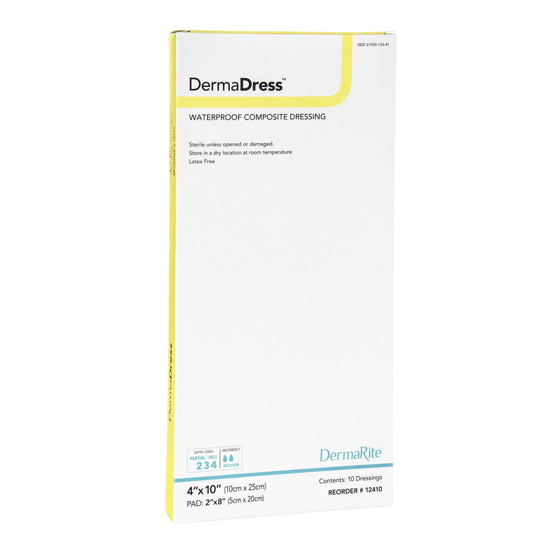 Sion Brands LLC DermaDress Composite Dressing, 4 x 10 Inch (10/BX) 
