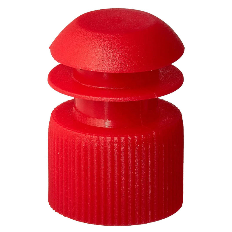Tube Closure McKesson Flanged Plug Cap 16 mm Diameter NonSterile Red (Case of 10000)