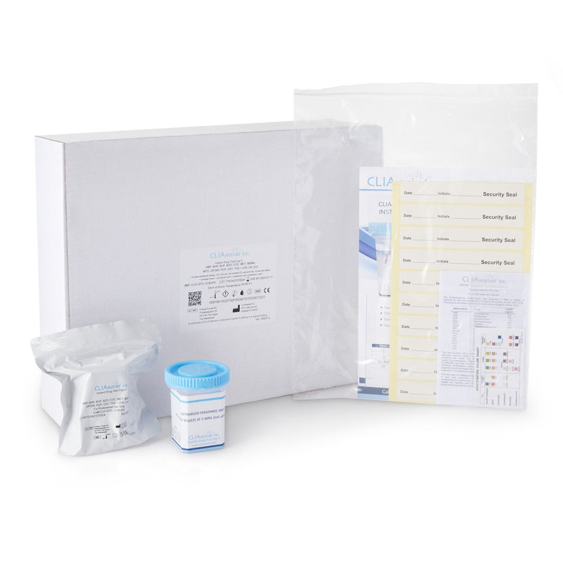 CLIAwaived 12-Drug Panel with Adulterants Drugs of Abuse Test (Box of 25) 