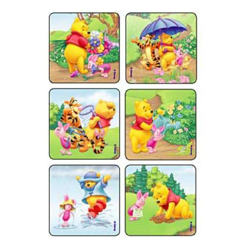 Medibadge Sticker Kids Love Stickers 90 per Pack Sunny time Pooh and Pals 2-1/2 X 2-1/2 Inch (90/PK) 