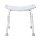 McKesson Aluminum Bath Bench Without Backrest, 15.5 – 19.5 Inch, Gray (Case of 4)