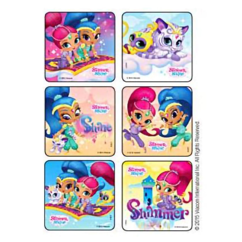 Medibadge Sticker Kids Love Stickers 75 per Pack Shimmer Shine 2-1/2 X 2-1/2 Inch (75/PK) 