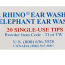 Doctor Easy Elephant Ear Wash System Tips (Pack of 20)